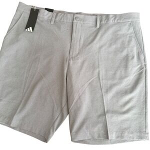 NEW Adidas Ultimate 365 Textured Golf Shorts Grey Three JN9115 Mens 42 Stretch